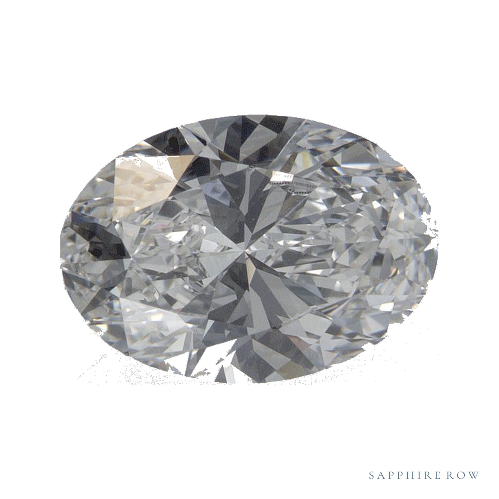 2.04 ct lab-grown diamond, oval cut | Sapphire Row · cut4