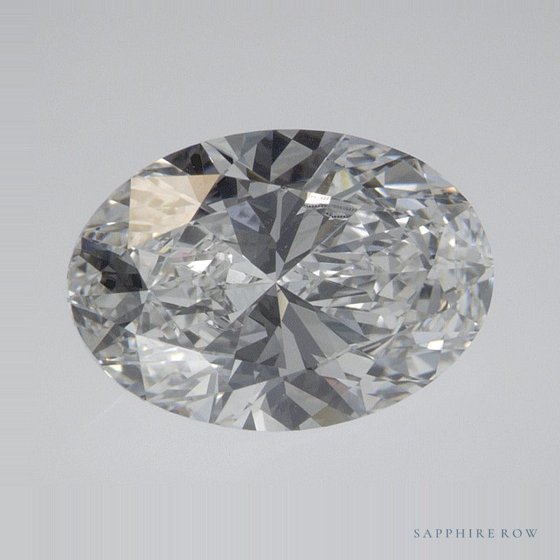 2.04 ct lab-grown diamond, oval cut | Sapphire Row · cut6