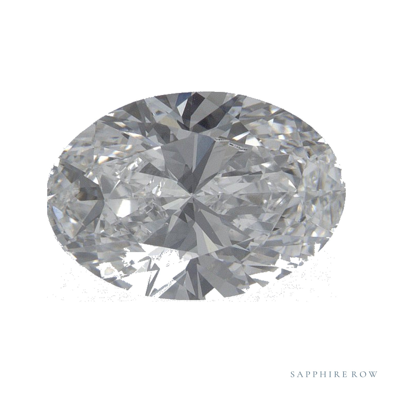 2.04 ct lab-grown diamond, oval cut | Sapphire Row · cut4