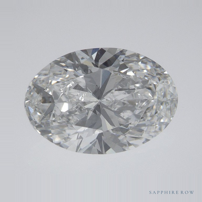 2.04 ct lab-grown diamond, oval cut | Sapphire Row · cut6