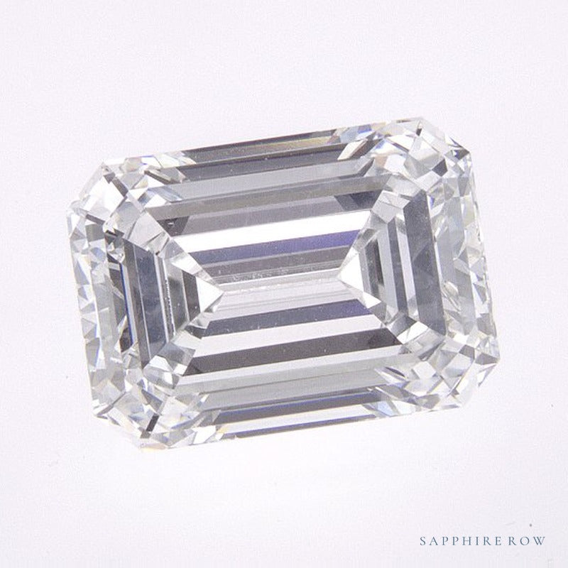 2.04 ct lab-grown diamond, emerald cut | Sapphire Row · cut6