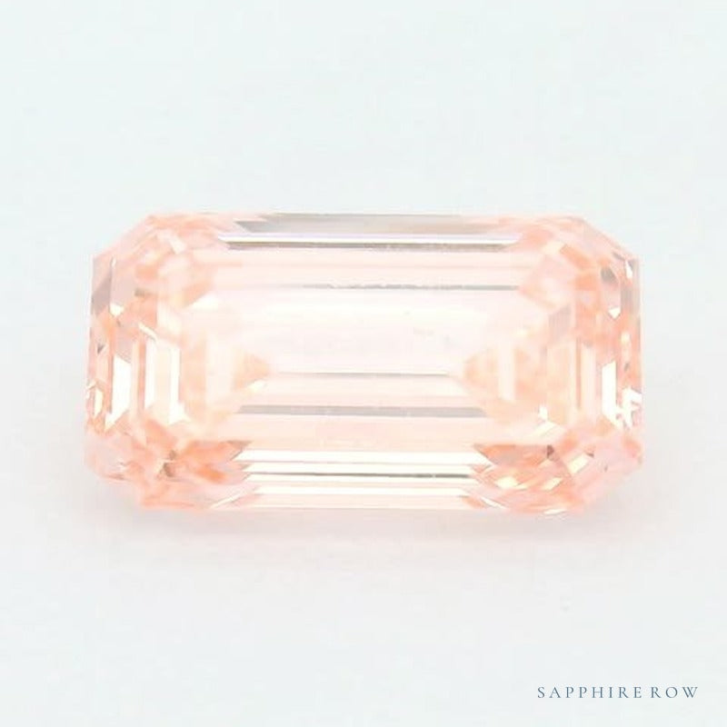2.03 ct lab-grown fancy vivid pink diamond, emerald cut | Sapphire Row · cut6