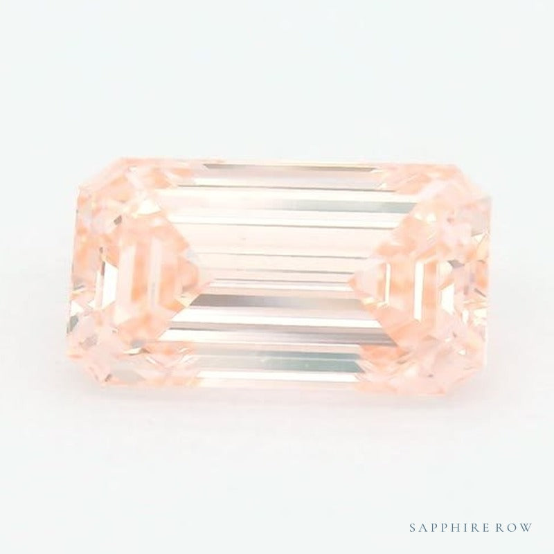 2.03 ct lab-grown fancy vivid pink diamond, emerald cut | Sapphire Row · cut7