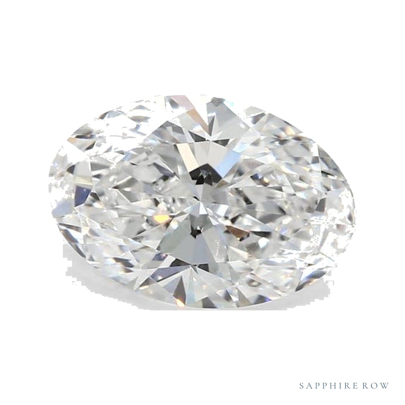 2.03 ct lab-grown diamond, oval cut | Sapphire Row · cut4