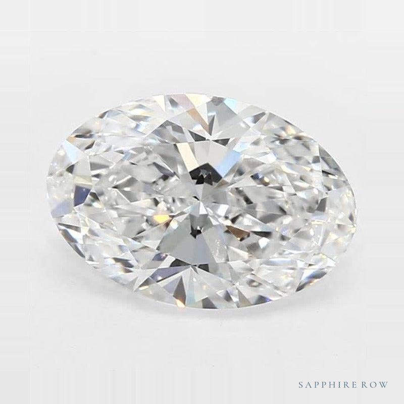 2.03 ct lab-grown diamond, oval cut | Sapphire Row · cut6