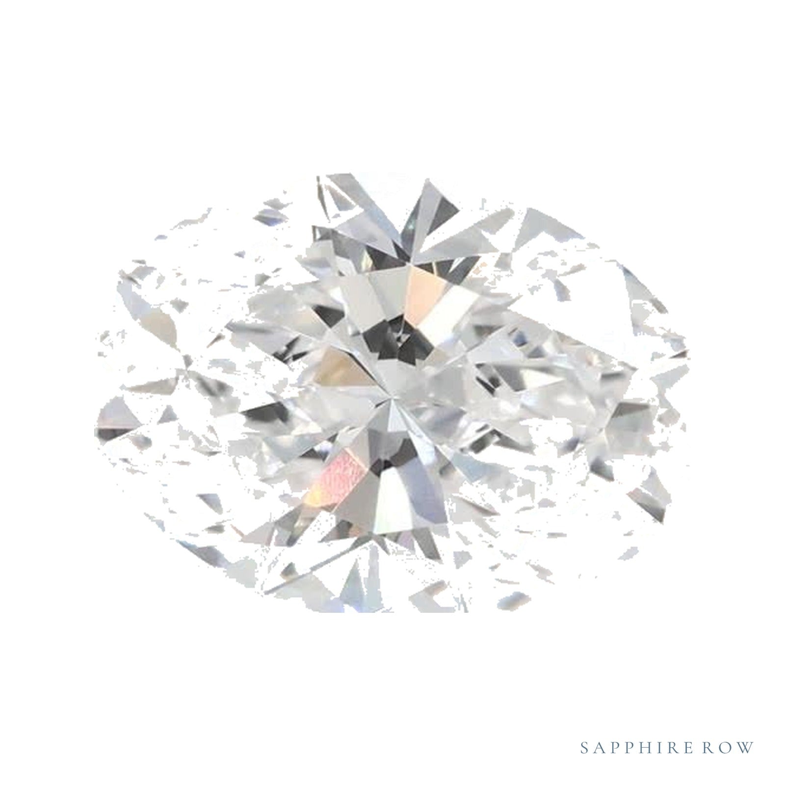 2.03 ct lab-grown diamond, oval cut | Sapphire Row · cut4