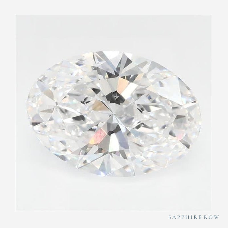 2.03 ct lab-grown diamond, oval cut | Sapphire Row · cut6