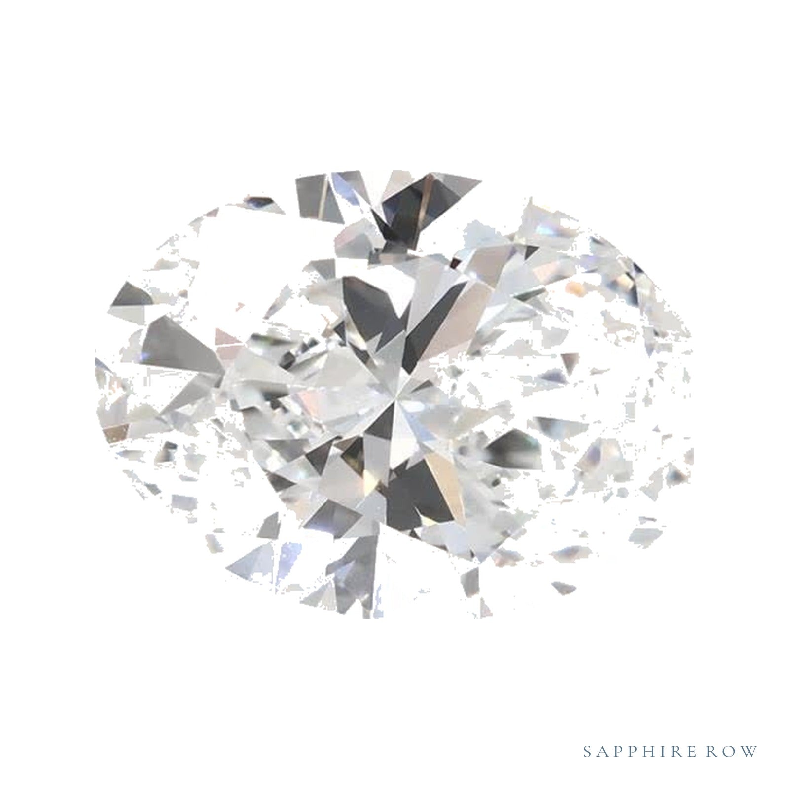2.03 ct lab-grown diamond, oval cut | Sapphire Row · cut4