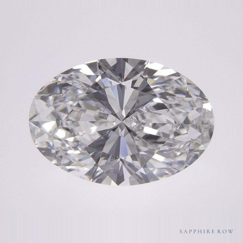 2.03 ct lab-grown diamond, oval cut | Sapphire Row · cut6