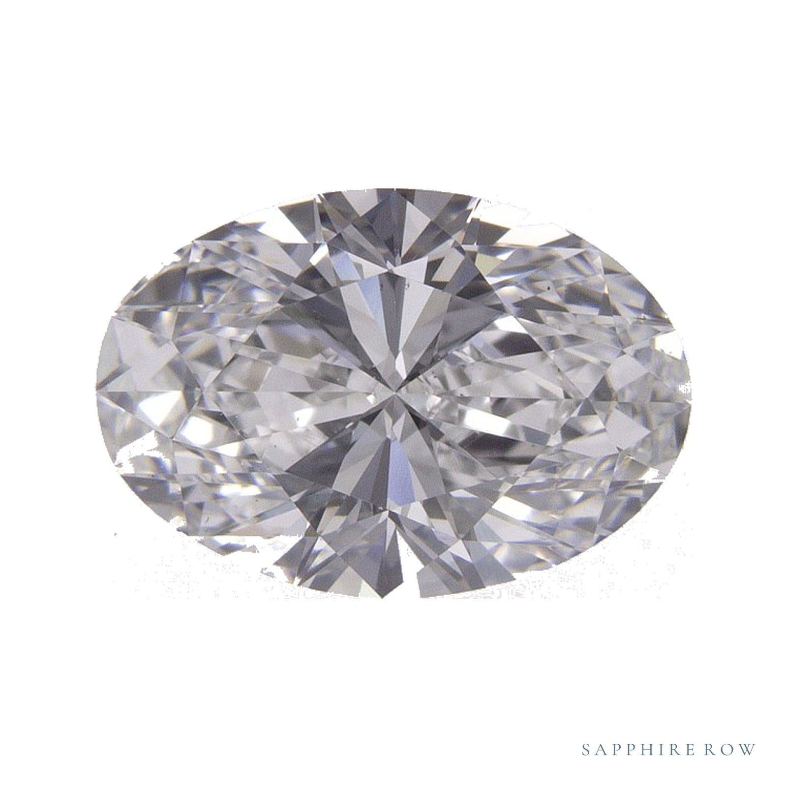 2.03 ct lab-grown diamond, oval cut | Sapphire Row · cut4