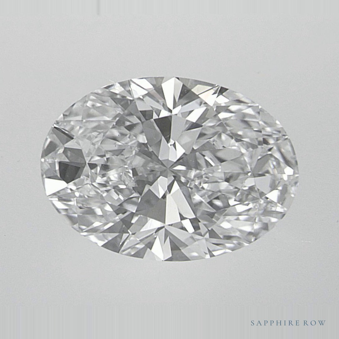 2.03 ct lab-grown diamond, oval cut | Sapphire Row · cut6