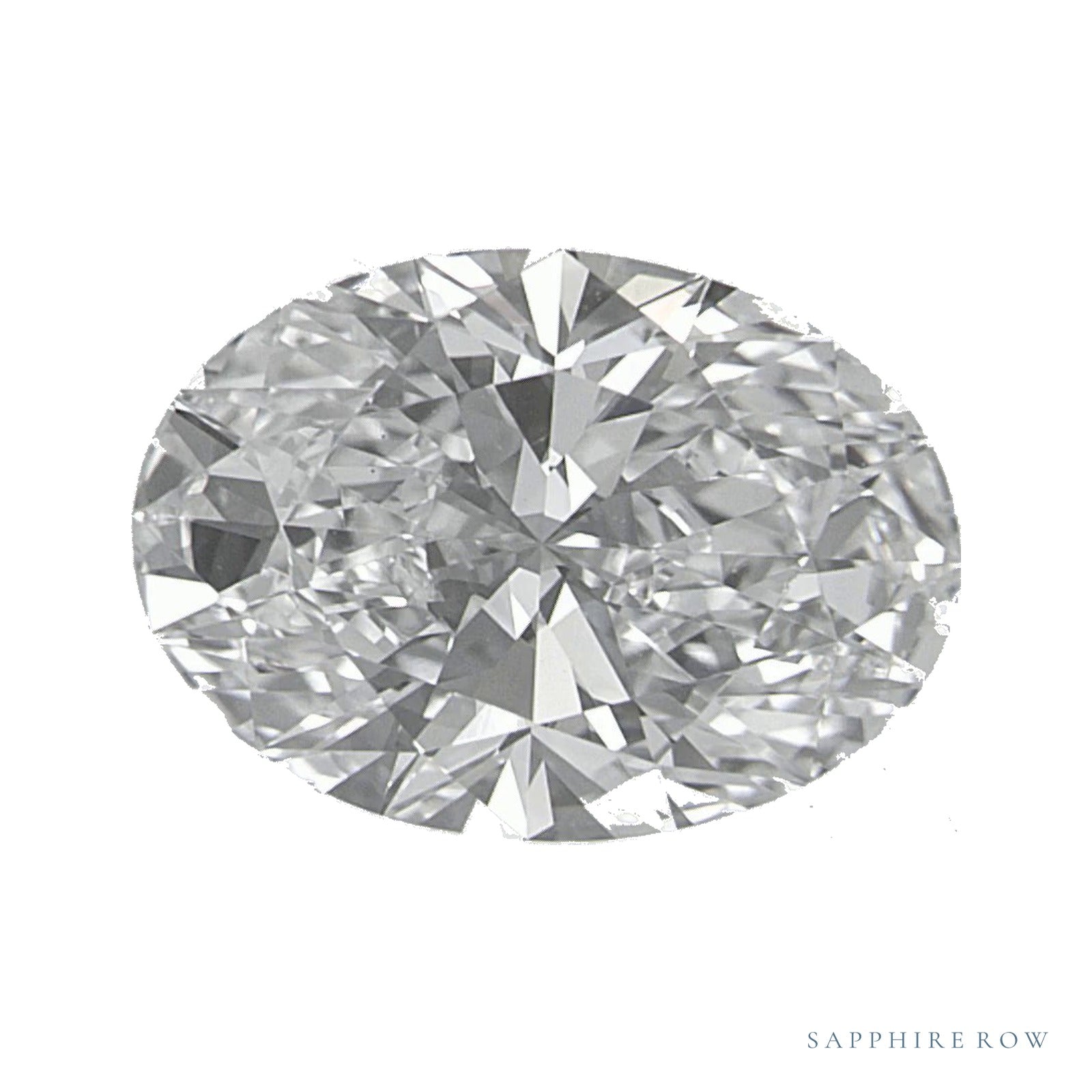 2.03 ct lab-grown diamond, oval cut | Sapphire Row · cut4