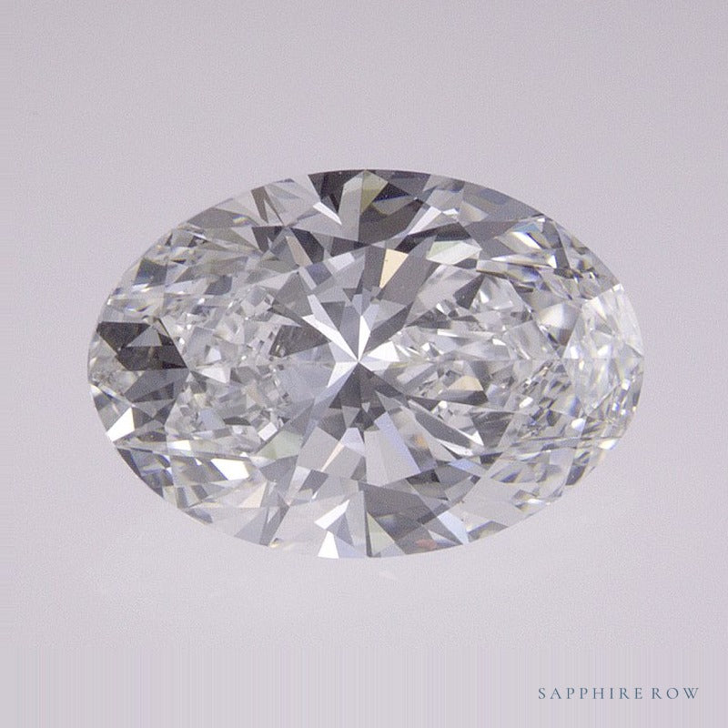 2.03 ct lab-grown diamond, oval cut | Sapphire Row · cut6
