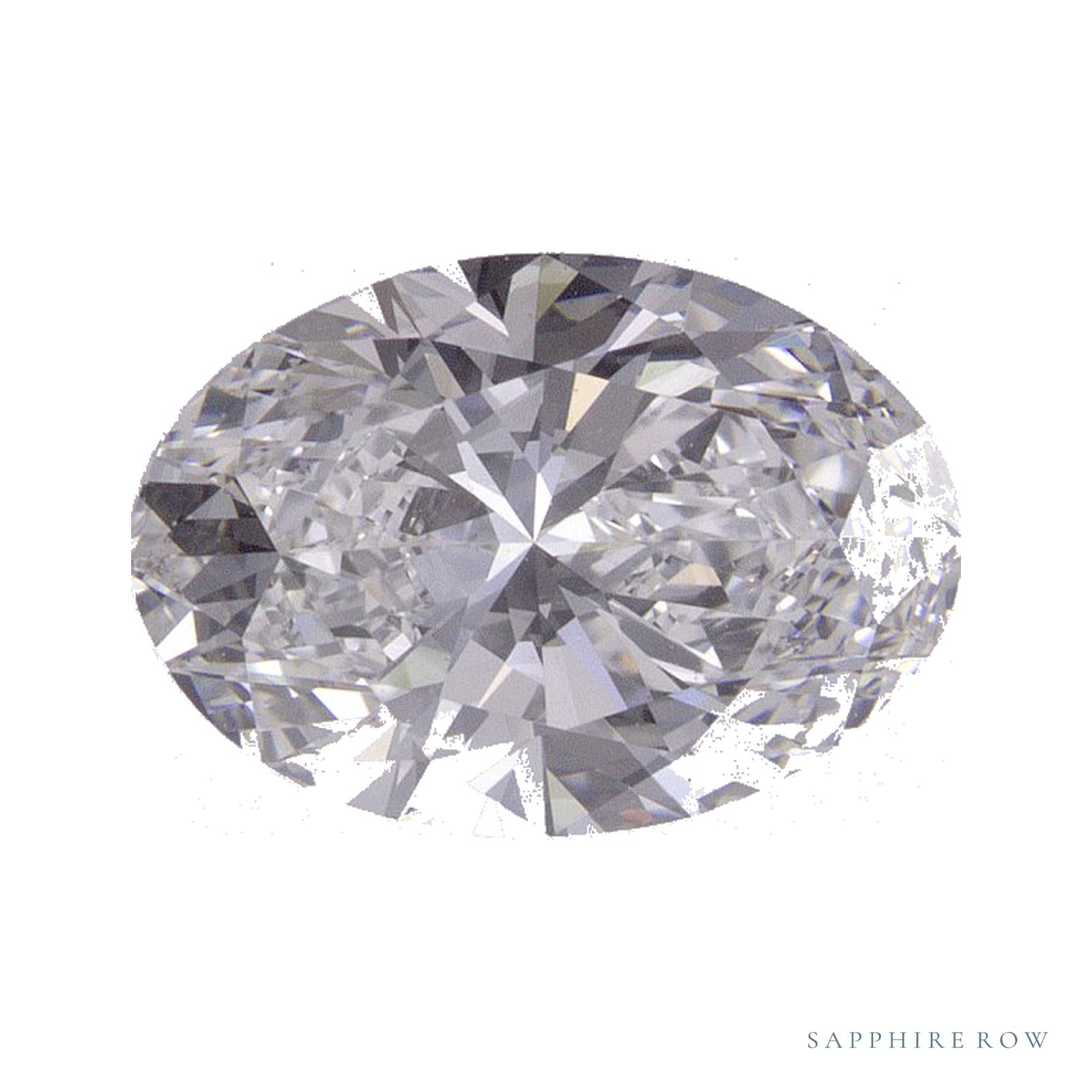 2.03 ct lab-grown diamond, oval cut | Sapphire Row · cut4