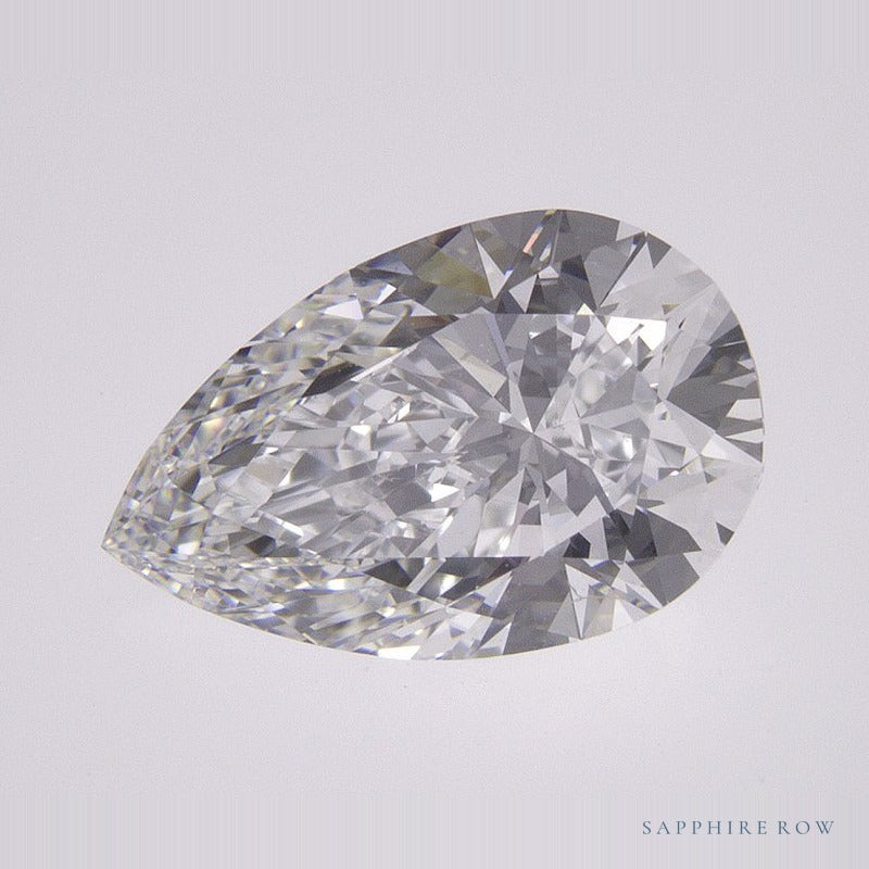 2.02 ct natural diamond, pear cut | Sapphire Row · cut6