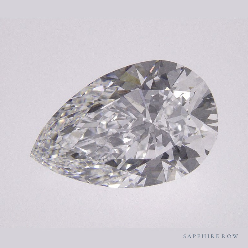 2.02 ct natural diamond, pear cut | Sapphire Row · cut6