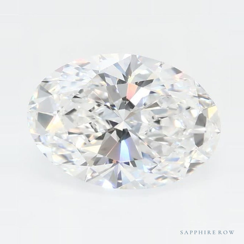 2.02 ct lab-grown diamond, oval cut | Sapphire Row · cut7