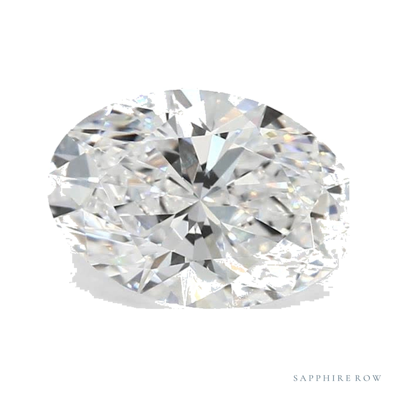 2.02 ct lab-grown diamond, oval cut | Sapphire Row · cut4