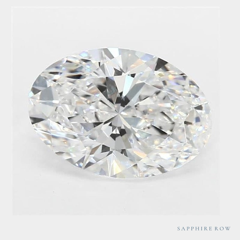 2.02 ct lab-grown diamond, oval cut | Sapphire Row · cut6