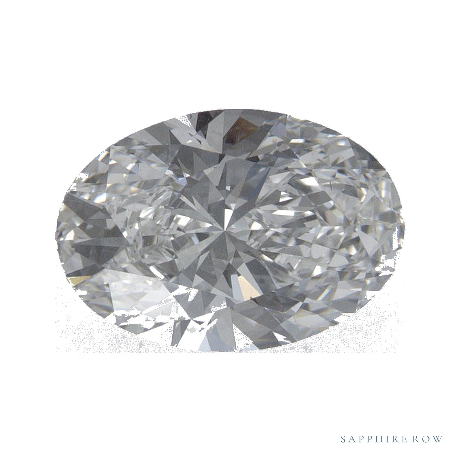 2.02 ct lab-grown diamond, oval cut | Sapphire Row · cut4