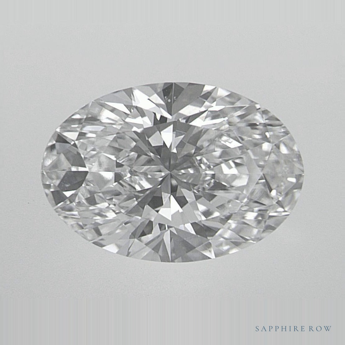 2.02 ct lab-grown diamond, oval cut | Sapphire Row · cut7