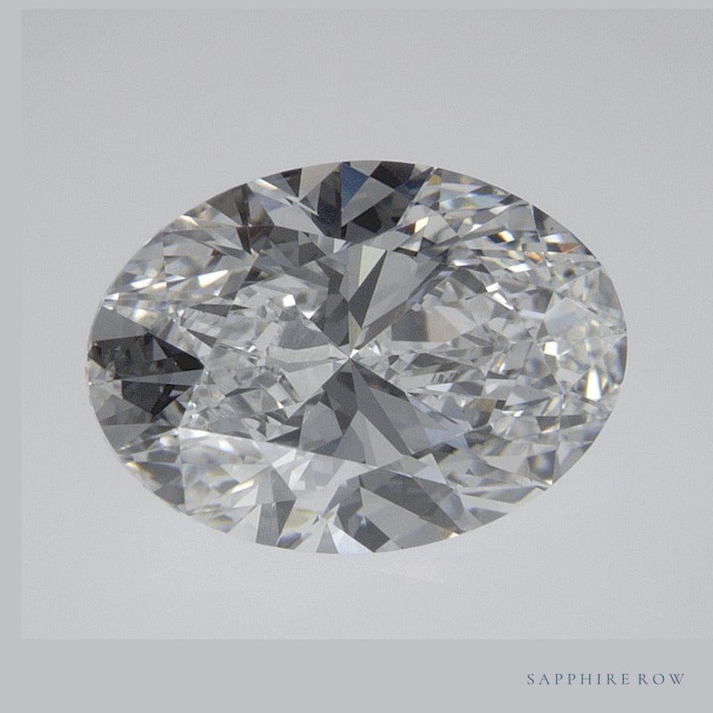 2.02 ct lab-grown diamond, oval cut | Sapphire Row · cut6