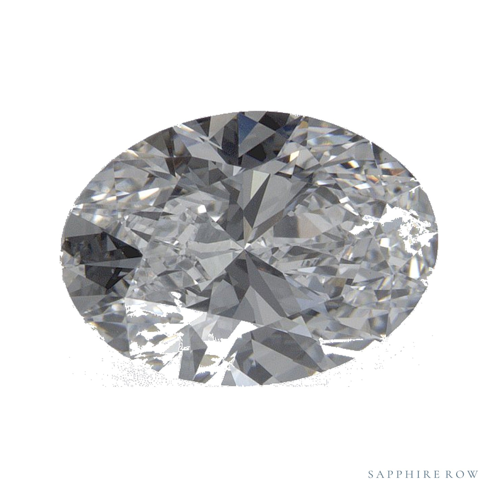 2.02 ct lab-grown diamond, oval cut | Sapphire Row · cut4