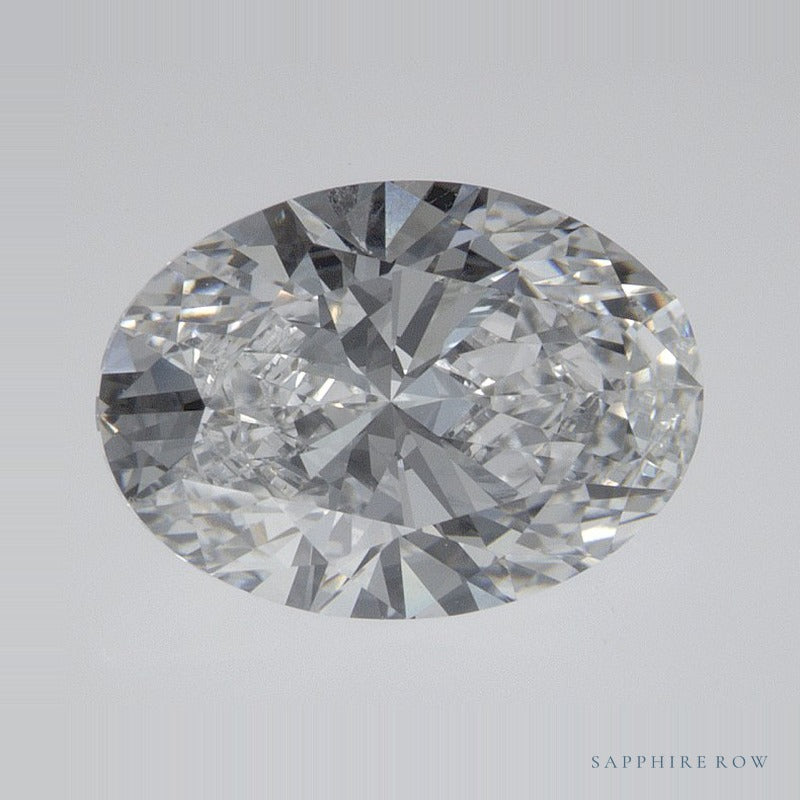 2.02 ct Oval Lab-Grown Diamond – D VVS1 – Faceted Cut – IGI Certified — Sapphire Row · cut7