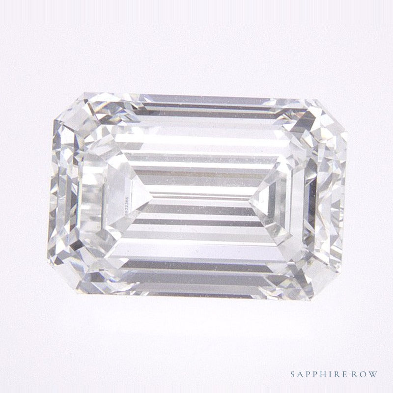 2.02 ct lab-grown diamond, emerald cut | Sapphire Row · cut6