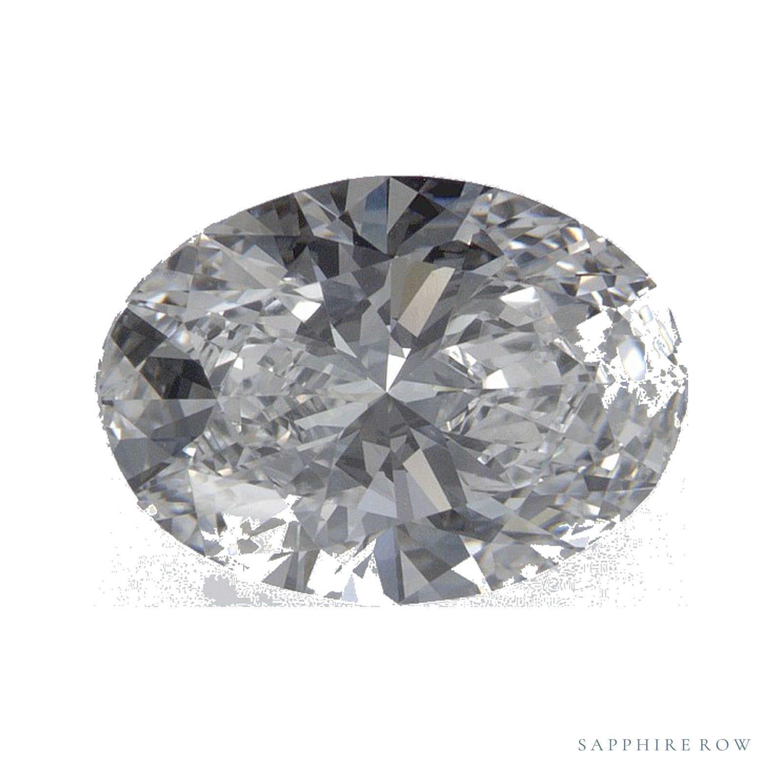 2.02 ct lab-grown diamond, oval cut | Sapphire Row · cut4