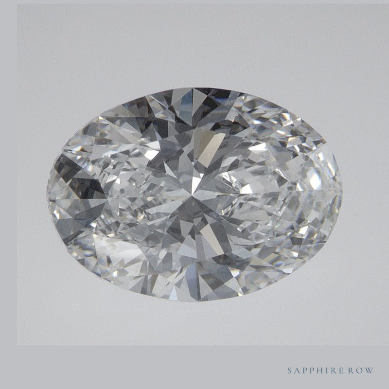 2.02 ct lab-grown diamond, oval cut | Sapphire Row · cut6