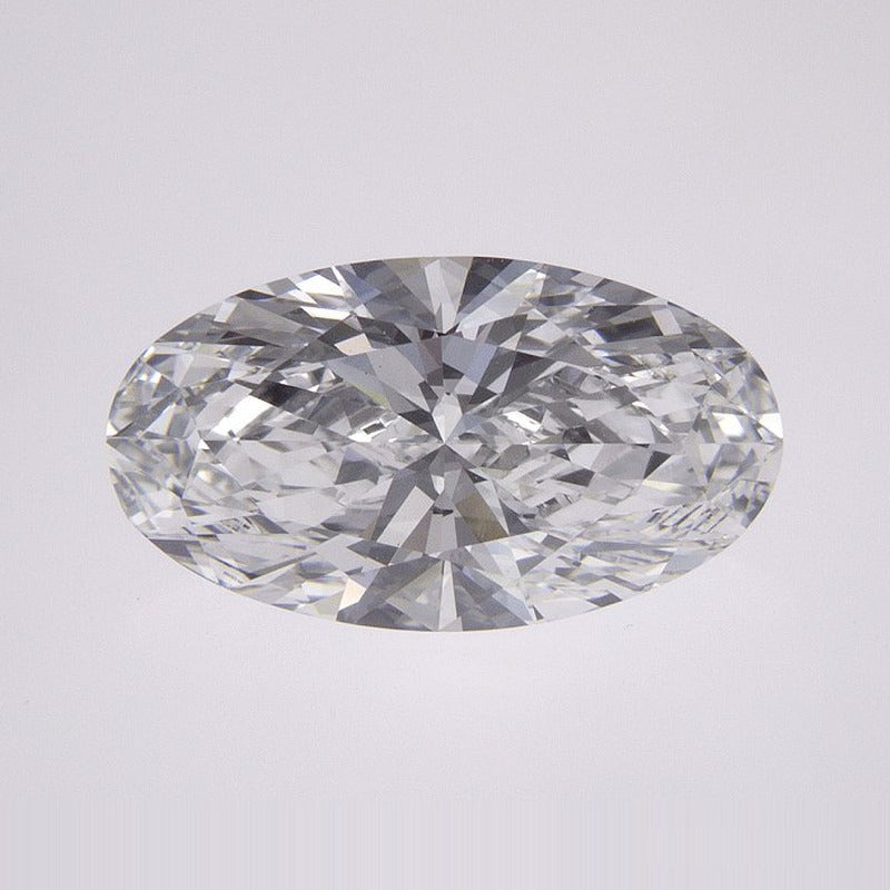 2.02 ct lab-grown diamond, elongated oval cut | Sapphire Row · cut7