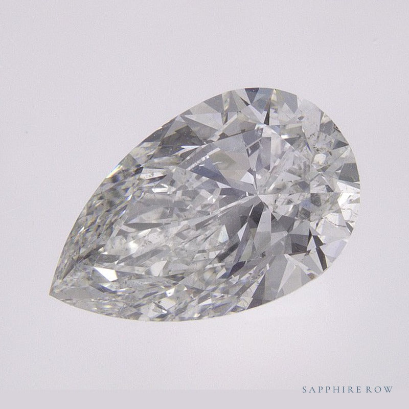 2.01 ct natural diamond, pear cut | Sapphire Row · cut6