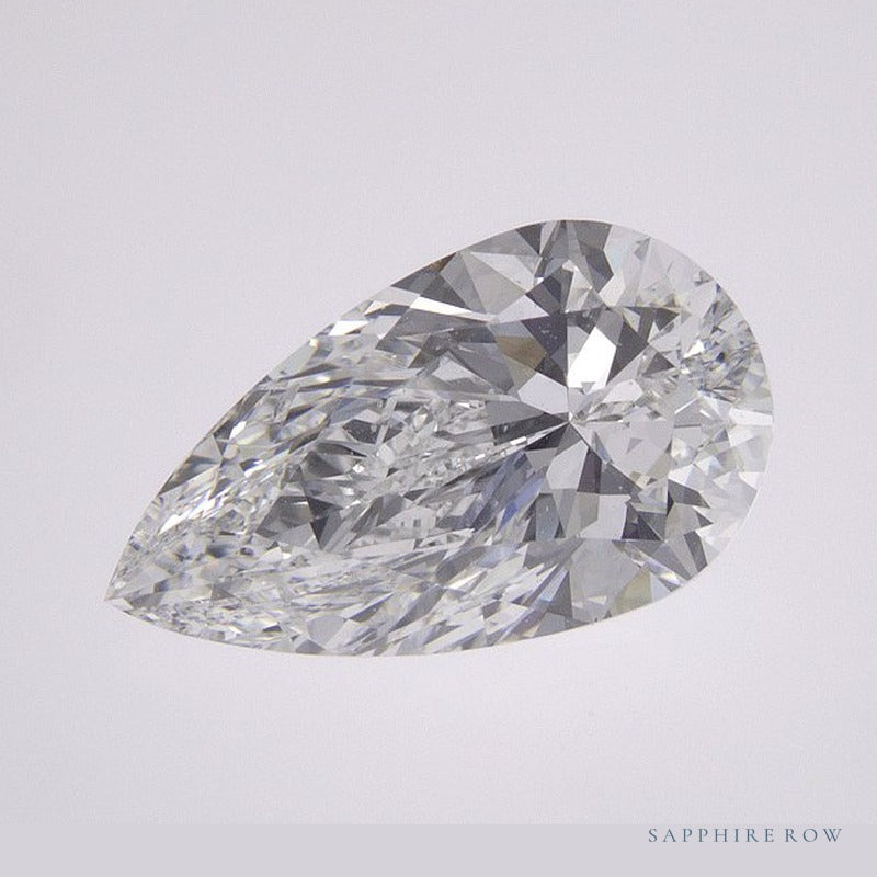 2.01 ct natural diamond, pear cut | Sapphire Row · cut6