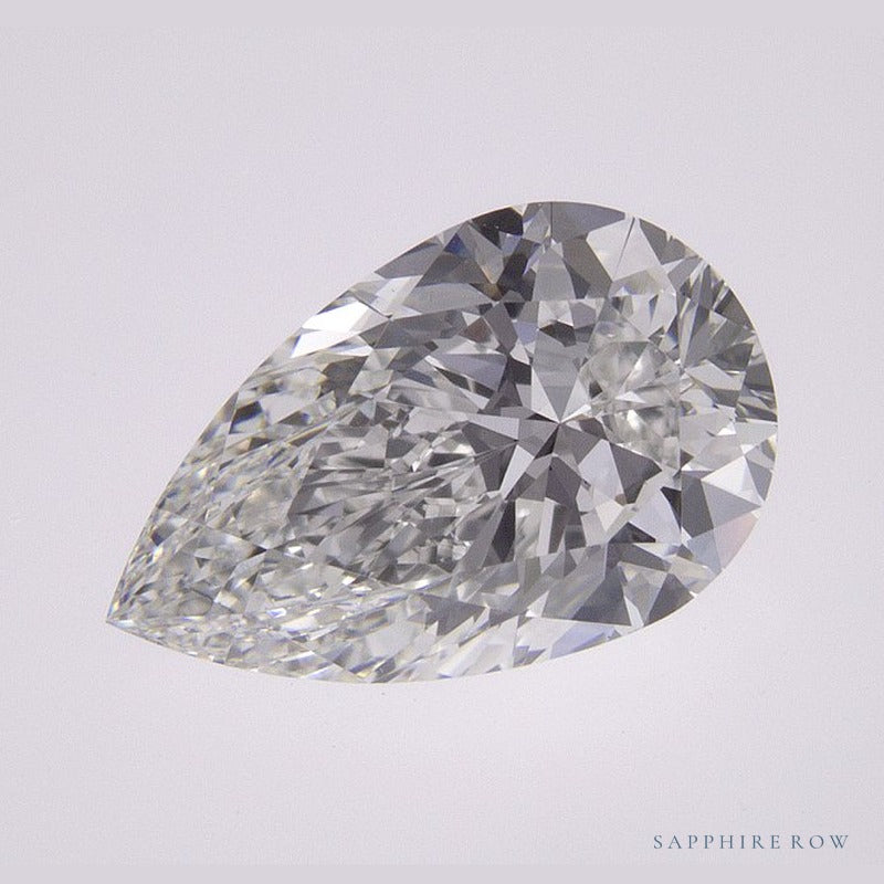 2.01 ct natural diamond, pear cut | Sapphire Row · cut6