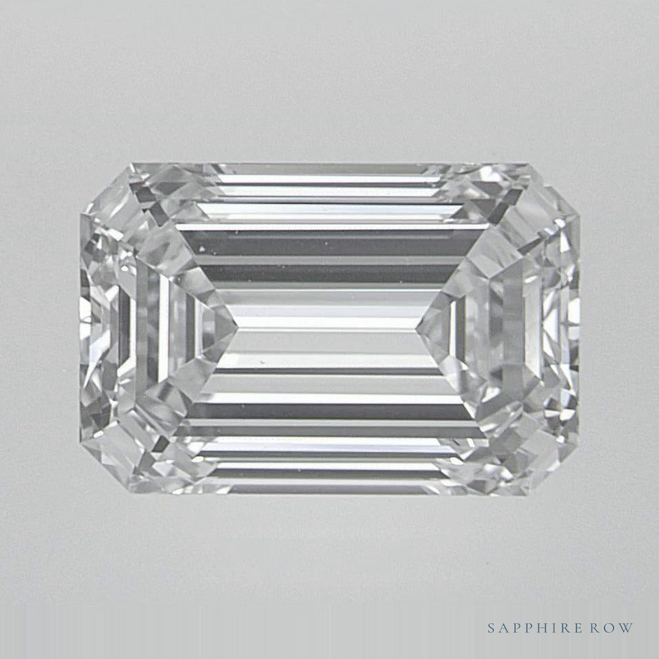 2.01 ct natural diamond, emerald cut | Sapphire Row · cut6