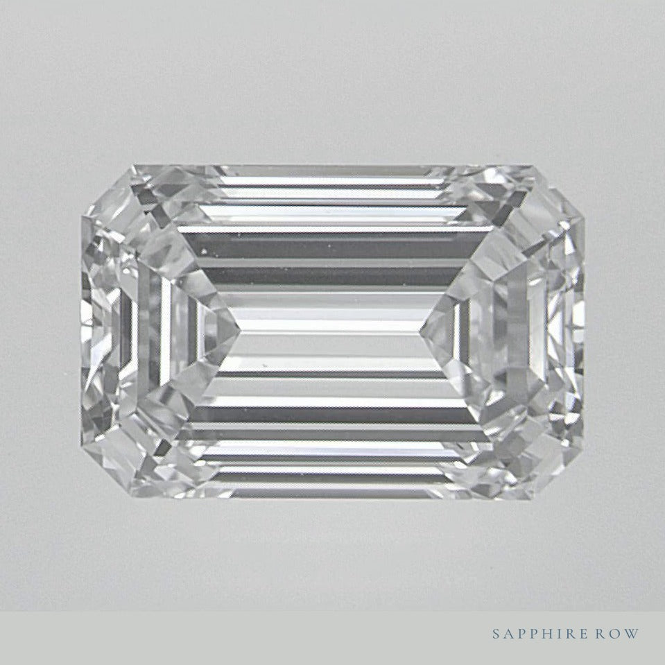 2.01 ct natural diamond, emerald cut | Sapphire Row · cut6