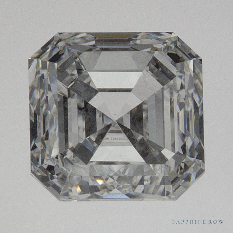 2.01 ct natural diamond, asscher cut | Sapphire Row · cut6