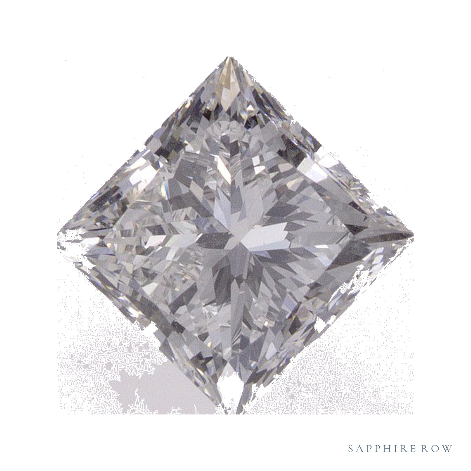 2.01 ct natural diamond, square cut | Sapphire Row · cut4