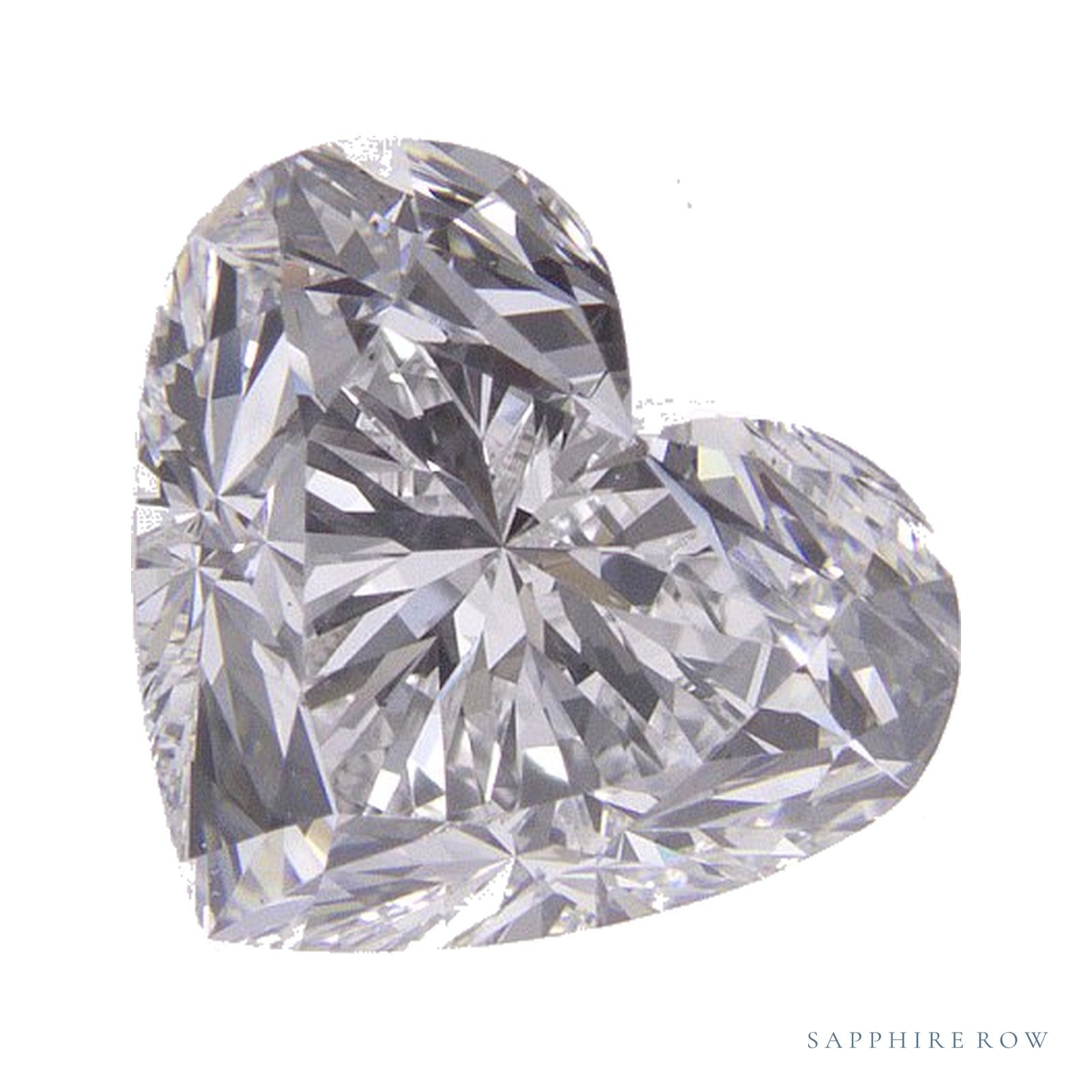 2.01 ct natural diamond, heart cut | Sapphire Row · cut4