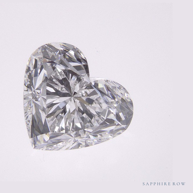2.01 ct natural diamond, heart cut | Sapphire Row · cut6