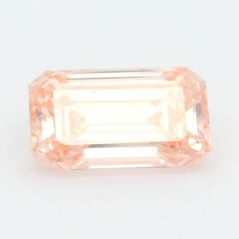 2.01 ct lab-grown fancy vivid pink diamond, emerald cut | Sapphire Row · cut7