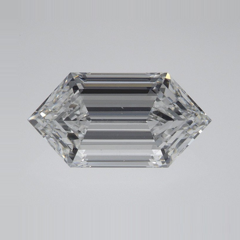 2.01 ct lab-grown diamond, elongated hexagon cut | Sapphire Row · cut7