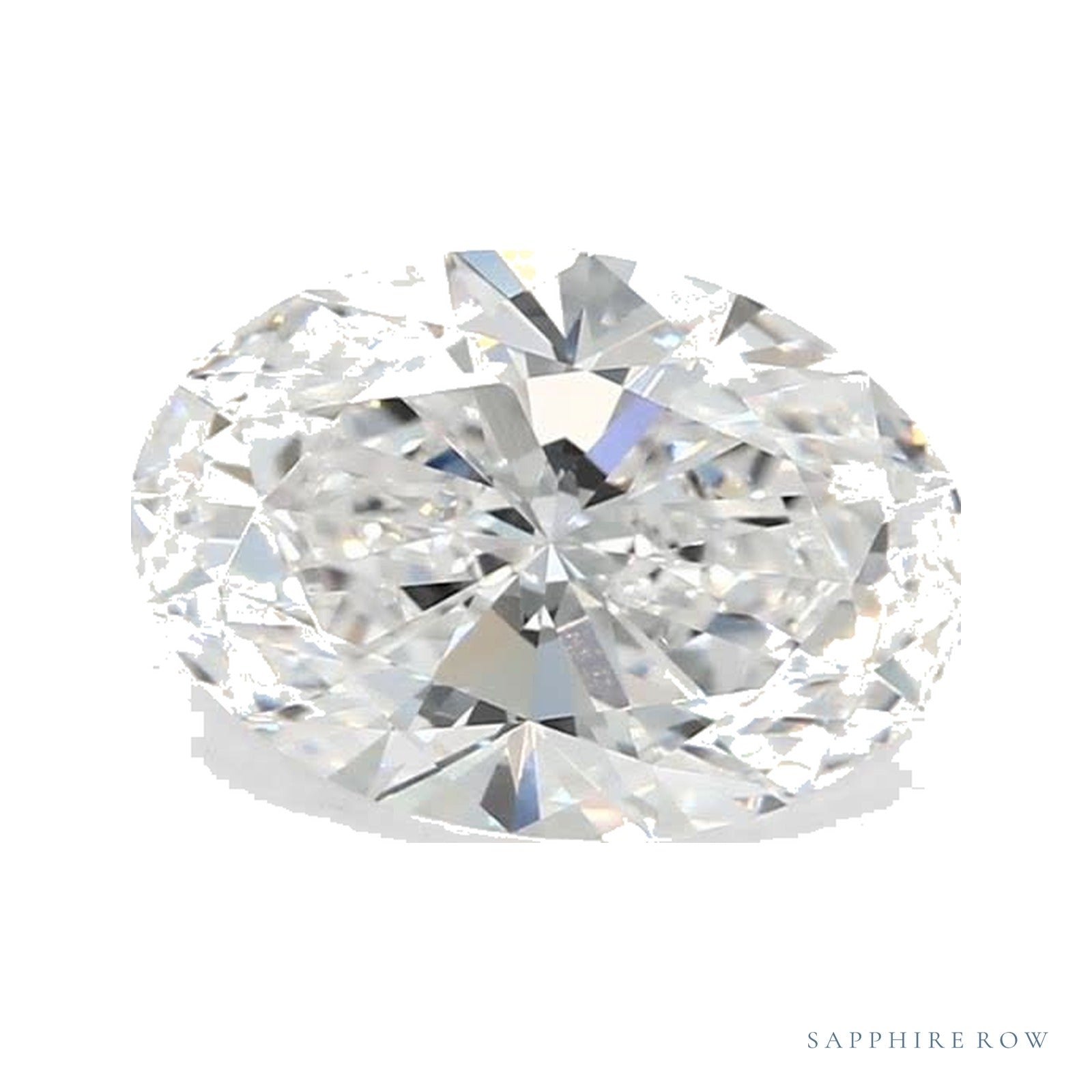 2.01 ct lab-grown diamond, oval cut | Sapphire Row · cut4