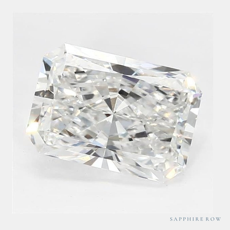 2.01 ct lab-grown diamond, radiant cut | Sapphire Row · cut6