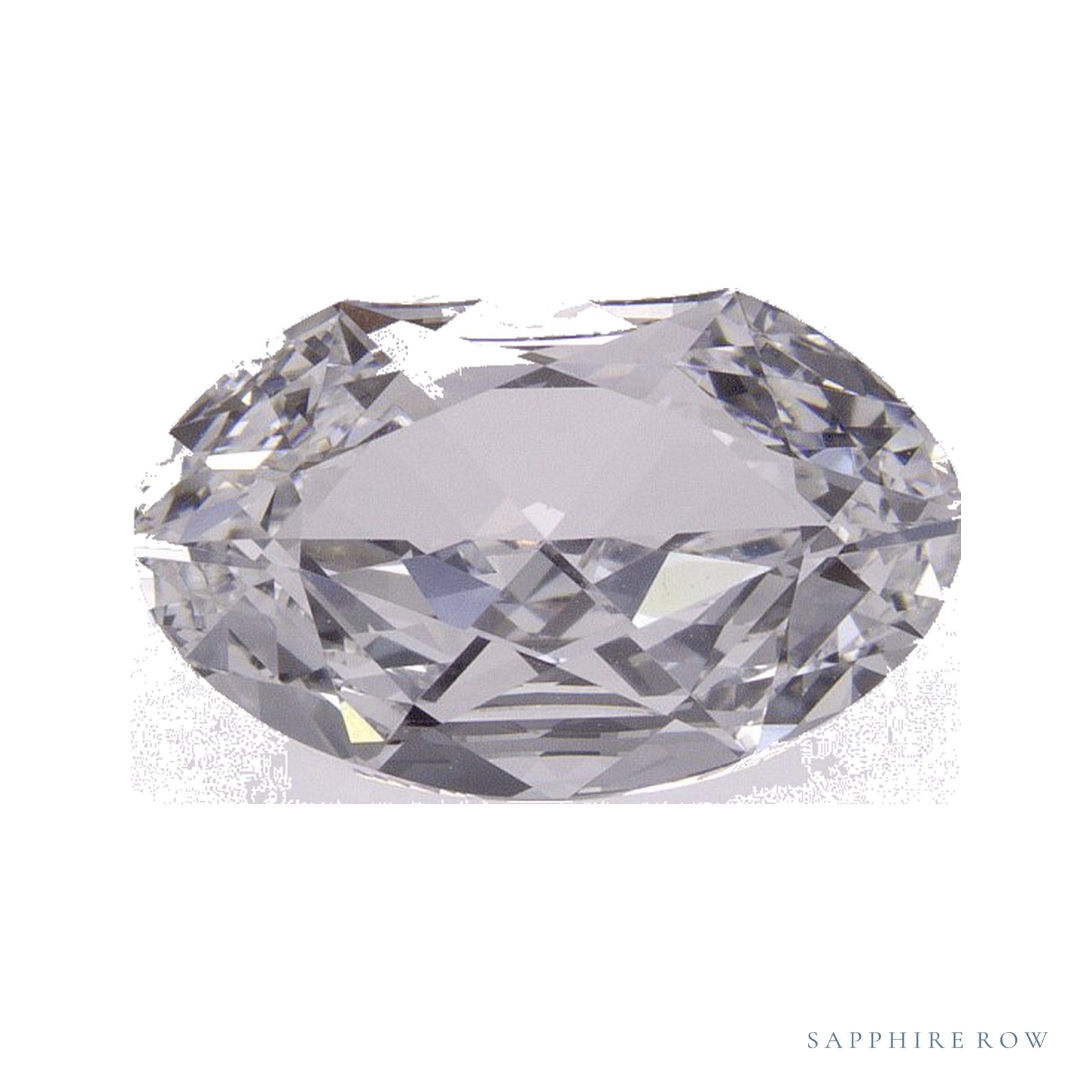 2.01 ct lab-grown diamond, oval cut | Sapphire Row · cut4