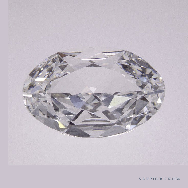 2.01 ct lab-grown diamond, oval cut | Sapphire Row · cut6