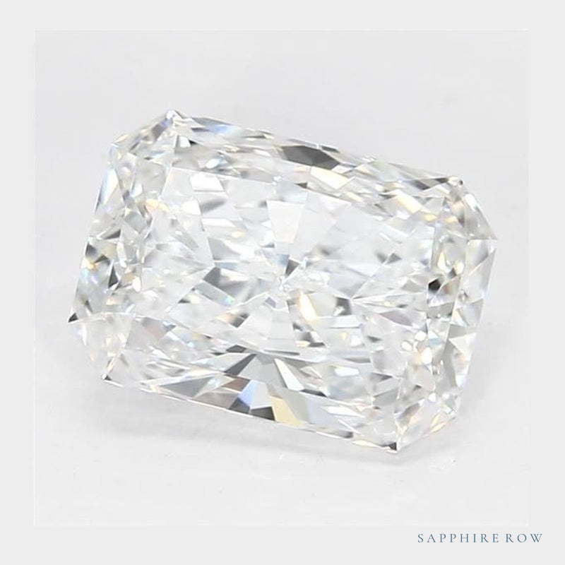 2.01 ct lab-grown diamond, radiant cut | Sapphire Row · cut6