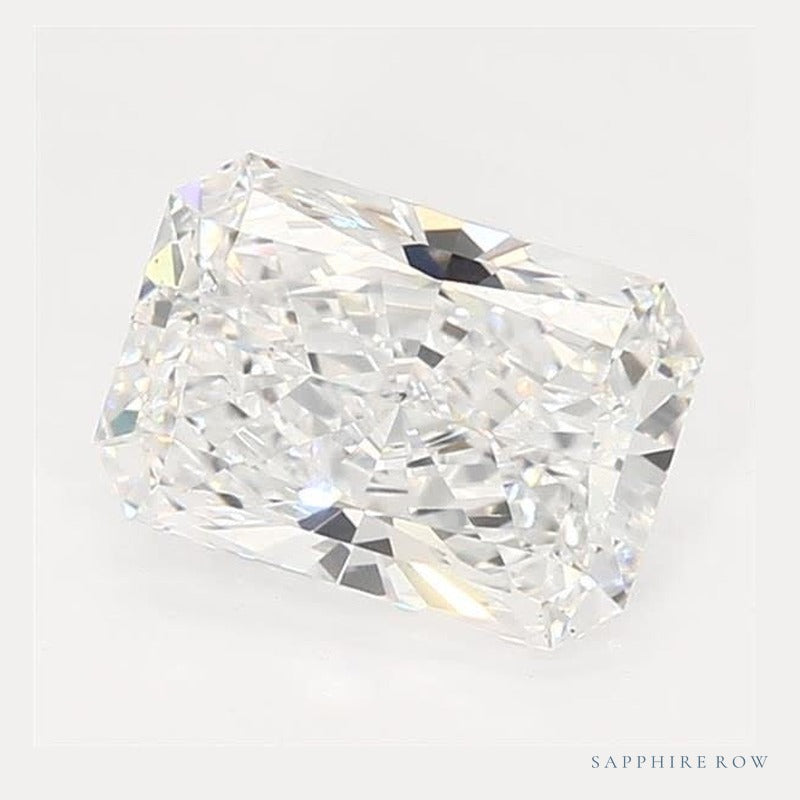 2.01 ct lab-grown diamond, radiant cut | Sapphire Row · cut6
