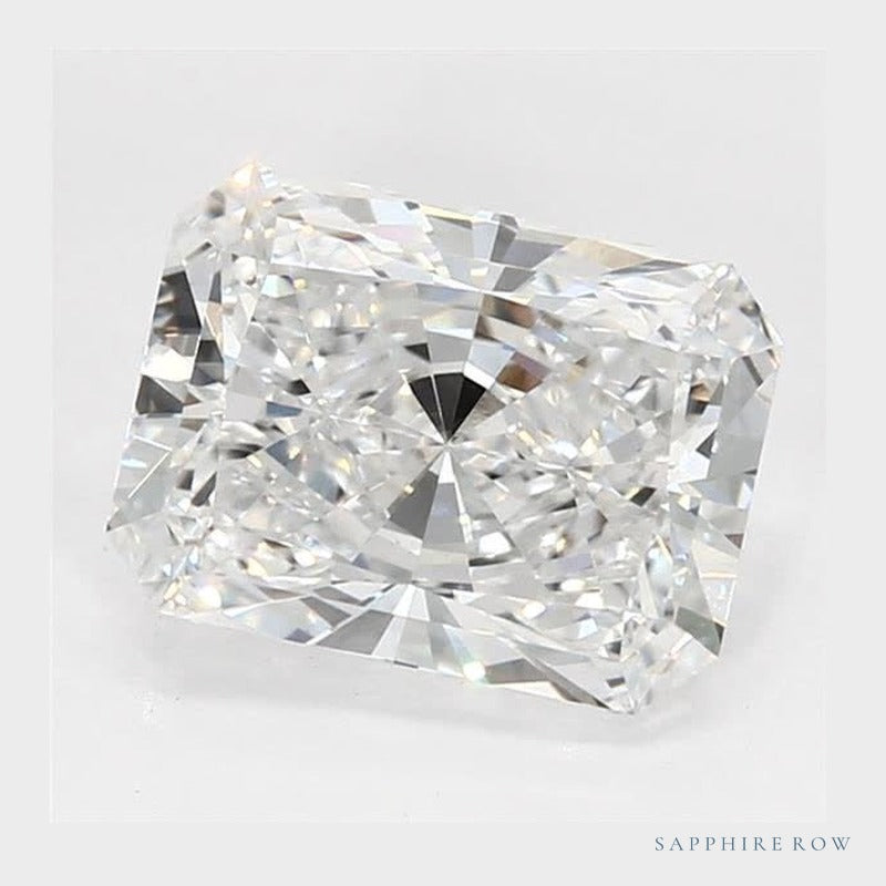 2.01 ct lab-grown diamond, radiant cut | Sapphire Row · cut6